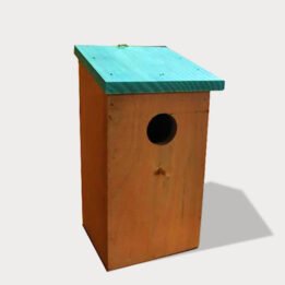 Wooden bird house,nest and cage size 12x 12x 23cm 06-0008 gmtshop.com