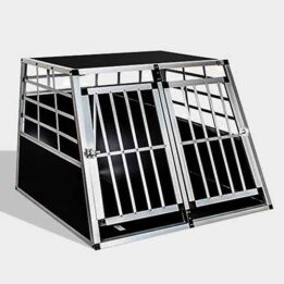 Aluminum Large Double Door Dog cage 65a 06-0773 gmtshop.com