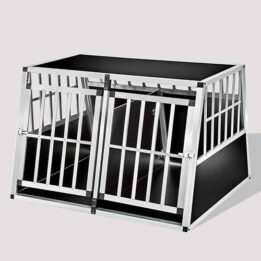 Large Double Door Dog cage With Separate board 06-0778 gmtshop.com