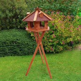 Wooden bird feeder Dia 57cm bird house 06-0979 gmtshop.com