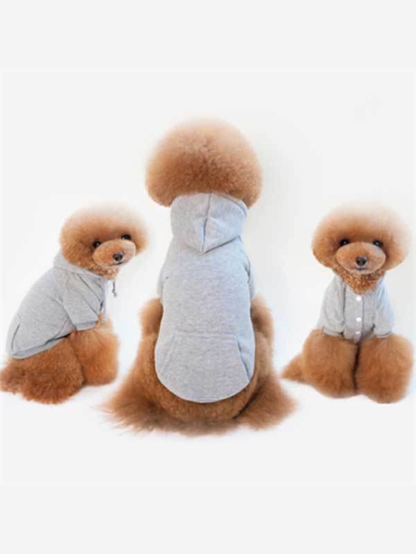 Design Dog Hoodies Printed New Apparel Warm Pet Clothes