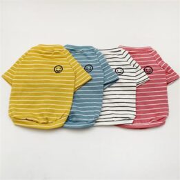 Stripe Dog T Shirts 06-1129