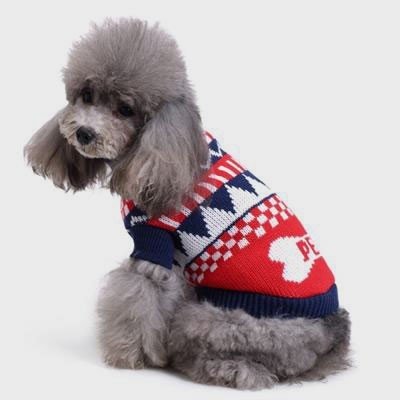 Pet Factory Design Cute Knitting Christmas Dog Sweater 06-1283 Dog Clothes: Shirts, Sweaters & Jackets Apparel Clothes dog