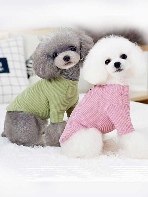 Pet Factory Custom Dog T-Shirts Dog Clothes Plain Cotton