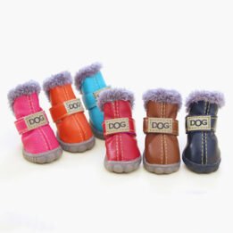 Pet Plus Velvet Puppy Shoes Warm Foot Covers Ugg Bootss Pet products factory wholesaler, OEM Manufacturer & Supplier gmtshop.com