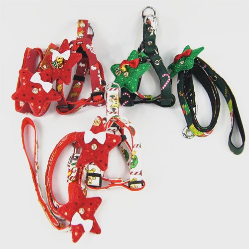 Manufacturers Wholesale Christmas New Products Dog Leashes Pet Triangle Straps Pet Supplies Pet Harness Pet collars leashes bandana: pet supplies oem custom collar christmas car accessories