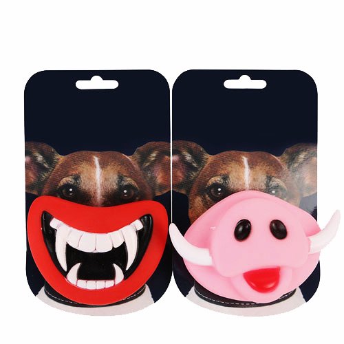 Squeak Chewing Funny Teeth Pig Nose Joke Prank Custom Vinyl Toy Pet Teething Toys For Halloween Toy Pet Toys: Pet Toys Products, Dog Goods