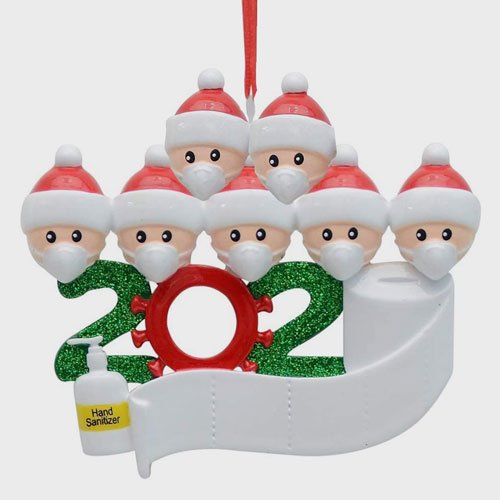 Family Christmas Decoration  Ornament Quarantine Christmas Supplies Christmas decoration (1301) christmas car accessories