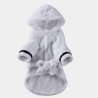 Hotel-style Soft Absorbent 100% Microfiber Pet Dog Bathrobe Albornoz Perro Dog Clothes: Shirts, Sweaters & Jackets Apparel