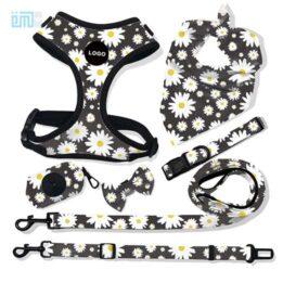 Pet harness factory new dog leash vest-style printed dog harness set small and medium-sized dog leash 109-0053 gmtshop.com