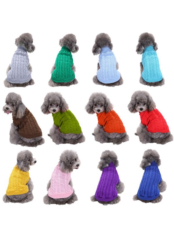 Wholesale Amazon Hot Pet Dog Sweater Big Dog Golden Retriever Clothes 107-222048 Dog Clothes: Shirts, Sweaters & Jackets Apparel 107-222048