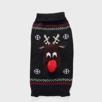 Pet Clothes Dog Turtleneck Dog Christmas Sweater 06-1282 Dog Clothes: Shirts, Sweaters & Jackets Apparel Clothes dog