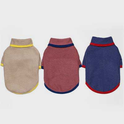 Winter Dog Clothes: Plus Velvet Bottoming Shirt 06-1049 Dog Clothes: Shirts, Sweaters & Jackets Apparel Clothes dog