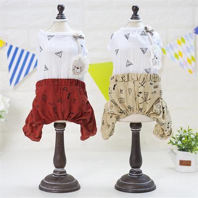 Pet Clothes Cotton: Leg Dog Clothes Dog Accessories 06-0374 Dog Clothes: Shirts, Sweaters & Jackets Apparel cat and dog clothes