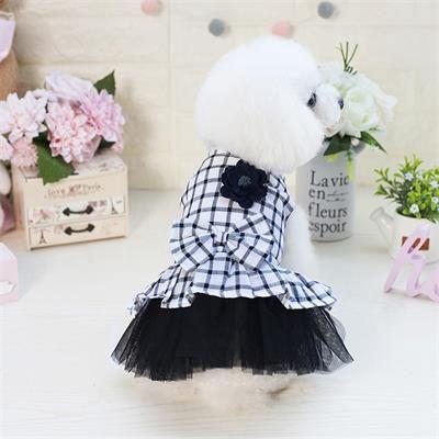 Pet Supplie Dog Clothes: Classic Plaid Summer Dress 06-0377 Dog Clothes: Shirts, Sweaters & Jackets Apparel cat and dog clothes