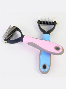 Wholesale OEM & ODM Pet Comb Stainless Steel Double-sided open knot dog comb 124-235001 gmtshop.com