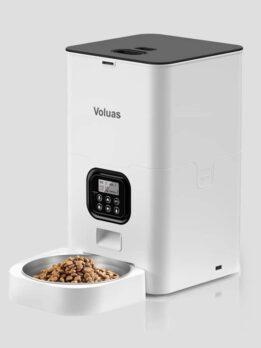 Wholeasle Amazon food feeder double meal feeder pet smart feeder