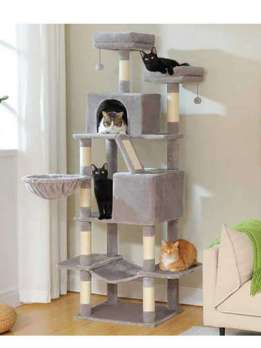 70.8-Inch Light Gray Cat Tree Easy-to-assemble Indoor Cat Tower Multi-Level Perches Hammock Sisal Scratching Posts for Cats 105-62110 Pet Products Factory, OEM Manufacturer, Supplier, Agent gmtshop.com cat trees scratcher, bog cat tree, cat tower tree dropshipping, mushroom cat tree, purple cat tree, cat trees and scratching post, cat tree house, cat climbing tree house tower, minimalistic cat tree, cheese cat trees, cat tree tower large, cat christmas tree, cat-tree-dropshipping, cat tree for indoor cats, cat tree custom, wall-mounted cat tree, cat tree real wood, tree for big cats, wholesale cat trees, cat tree dropshipping, high quality cat tree, plastic cat tree, tree for cats 140cm, cat tree forest, custom cat tree tall, rope for cat tree, fabric for cat tree, rattan cat tree, luxury cat tree massive, simple cat tree, cat tree modern, cat tree cute, mau cat tree, cat tree wall, cat tree castle, large cat tree tower, high cat tree, 54 cat tree, cherry blossoms cat tree, cat tree 1 pieces, magic forest cat tree, cat tree house free shipping, modern wooden luxury cat tower tree, wooden cat furniture tree cat, basket cat tree, indoor stimulation tree for cats, luxury pet wooden cat tree, cute cat tree, cat tree with leaves, bookcase cat tree, real wood cat tree, pink cat tree, cat wooden tree, small cat trees, palm cat tree, luxury cat tree house, large cat tree house, cactus cat tree, lidl cat trees, cat tree parts, cat tree xl, cat wood tree, tree cat scratcher, flower cat tree, cat tree,