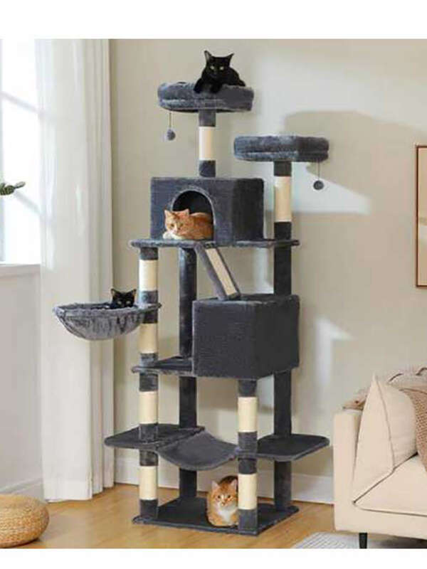 70.8″ Tall Dark Gray Cat Tree for Large Cats 8 Sisal Scratching Posts 2 Top Perches 1 Large Cat Condo Hammock Indoor Cat 105-62112 Pet Products Factory, OEM Manufacturer, Supplier, Agent gmtshop.com cat trees scratcher, bog cat tree, cat tower tree dropshipping, mushroom cat tree, purple cat tree, cat trees and scratching post, cat tree house, cat climbing tree house tower, minimalistic cat tree, cheese cat trees, cat tree tower large, cat christmas tree, cat-tree-dropshipping, cat tree for indoor cats, cat tree custom, wall-mounted cat tree, cat tree real wood, tree for big cats, wholesale cat trees, cat tree dropshipping, high quality cat tree, plastic cat tree, tree for cats 140cm, cat tree forest, custom cat tree tall, rope for cat tree, fabric for cat tree, rattan cat tree, luxury cat tree massive, simple cat tree, cat tree modern, cat tree cute, mau cat tree, cat tree wall, cat tree castle, large cat tree tower, high cat tree, 54 cat tree, cherry blossoms cat tree, cat tree 1 pieces, magic forest cat tree, cat tree house free shipping, modern wooden luxury cat tower tree, wooden cat furniture tree cat, basket cat tree, indoor stimulation tree for cats, luxury pet wooden cat tree, cute cat tree, cat tree with leaves, bookcase cat tree, real wood cat tree, pink cat tree, cat wooden tree, small cat trees, palm cat tree, luxury cat tree house, large cat tree house, cactus cat tree, lidl cat trees, cat tree parts, cat tree xl, cat wood tree, tree cat scratcher, flower cat tree, cat tree,