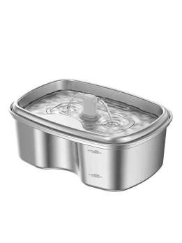 Wholesale OEM 2L rhomboid Stainless Steel Pet Water Dispenser Cat Water Feeder Dog Water Dispenser 120-3307 Pet Products Factory, OEM Manufacturer, Supplier, Agent gmtshop.com OEM ODM Wholesale stainless steel pet cat dog water dispenser Fountain