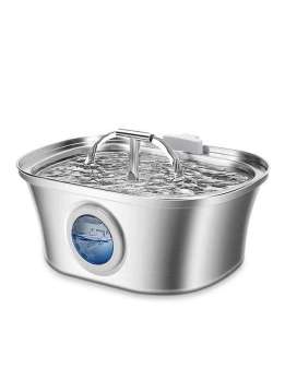 Wholesale 3.2L Stainless Steel Pet Water Dispenser Cat Water Feeder Dog Water Dispenser 120-3328 Pet Products Factory, OEM Manufacturer, Supplier, Agent gmtshop.com OEM ODM Wholesale stainless steel pet cat dog water dispenser Fountain