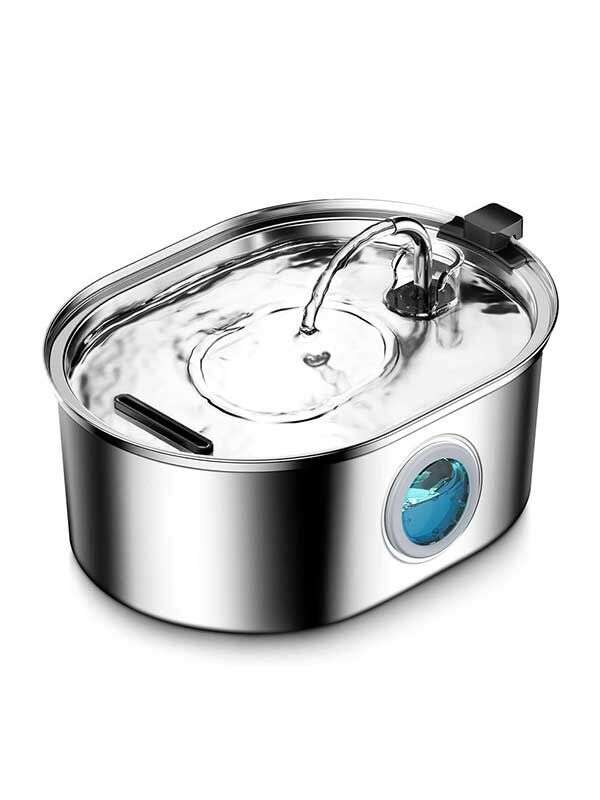 Wholesale OEM 3.2L Stainless Steel Pet Water Dispenser Cat Water Feeder Dog Water Dispenser 120-3339 Pet Products Factory, OEM Manufacturer, Supplier, Agent gmtshop.com OEM ODM Wholesale stainless steel pet cat dog water dispenser Fountain