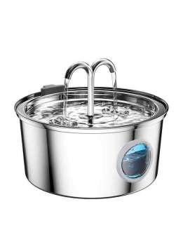 Wholesale 3.2L Stainless Steel Pet Water Dispenser Cat Water Feeder Dog Water Dispenser 120-3349 Pet Products Factory, OEM Manufacturer, Supplier, Agent gmtshop.com OEM ODM Wholesale stainless steel pet cat dog water dispenser Fountain