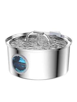 Wholesale 3.2L Stainless Steel Pet Water Dispenser Cat Water Feeder Dog Water Dispenser 120-3352 Pet Products Factory, OEM Manufacturer, Supplier, Agent gmtshop.com OEM ODM Wholesale stainless steel pet cat dog water dispenser Fountain