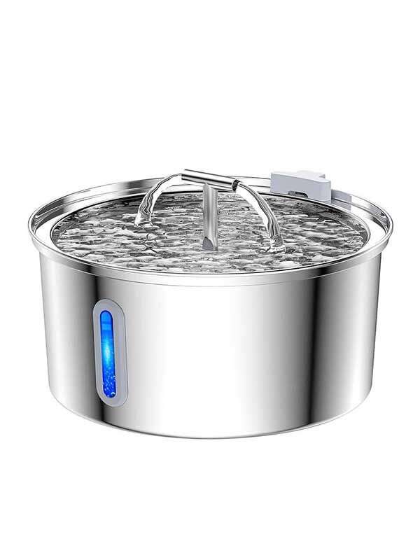 Wholesale 3.2L Stainless Steel Pet Water Dispenser Cat Water Feeder Dog Water Dispenser 120-3353 Pet Products Factory, OEM Manufacturer, Supplier, Agent gmtshop.com OEM ODM Wholesale stainless steel pet cat dog water dispenser Fountain