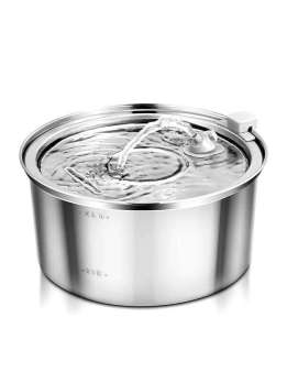 Wholesale 3.2L Stainless Steel Pet Water Dispenser Cat Water Feeder Dog Water Dispenser 120-3355 Pet Products Factory, OEM Manufacturer, Supplier, Agent gmtshop.com OEM ODM Wholesale stainless steel pet cat dog water dispenser Fountain