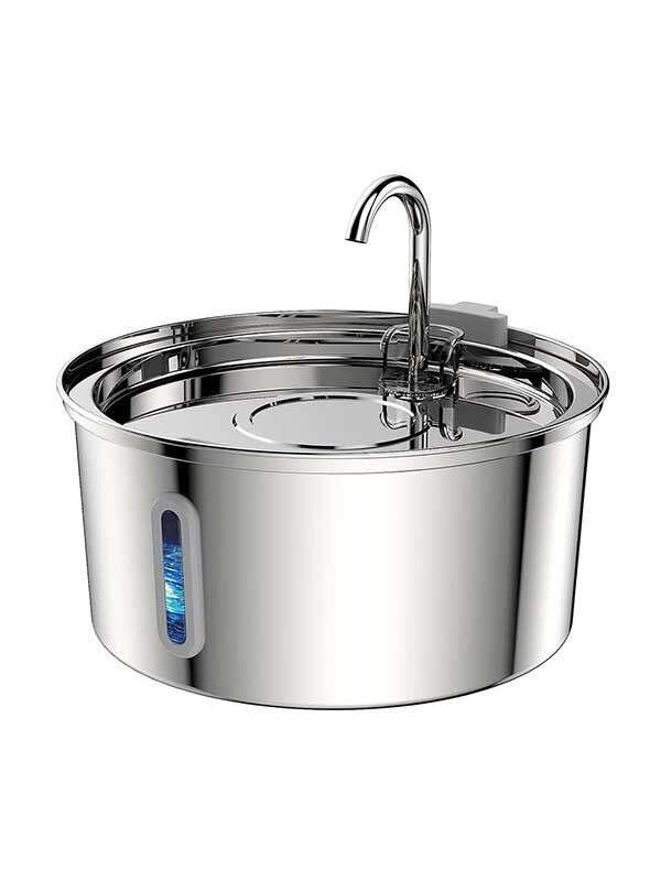 Wholesale 3.2L Stainless Steel Pet Water Dispenser Cat Water Feeder Dog Water Dispenser 120-3369 Pet Products Factory, OEM Manufacturer, Supplier, Agent gmtshop.com OEM ODM Wholesale stainless steel pet cat dog water dispenser Fountain