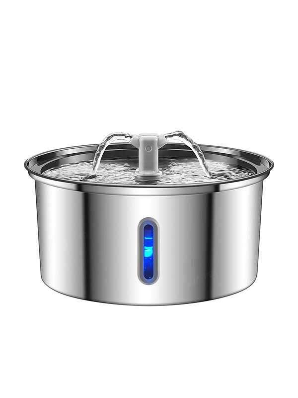 Wholesale 3.2L Stainless Steel Pet Water Dispenser Cat Water Feeder Dog Water Dispenser 120-3372 Pet Products Factory, OEM Manufacturer, Supplier, Agent gmtshop.com OEM ODM Wholesale stainless steel pet cat dog water dispenser Fountain